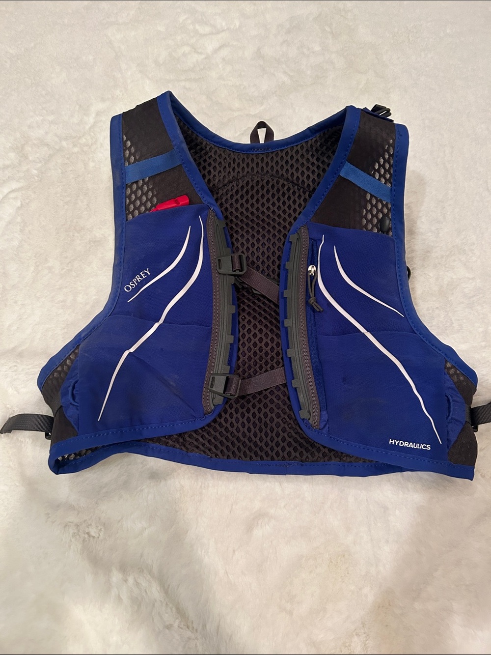 OSPREY woMen's Blue Hydraulics running Vest with White Accents